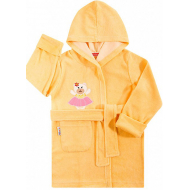 20-12802HV "TEDDY" Халат махровый для девочки, 2-5 лет, персиковый 20-12802HV "TEDDY" Халат махровый для девочки, 2-5 лет, персиковый